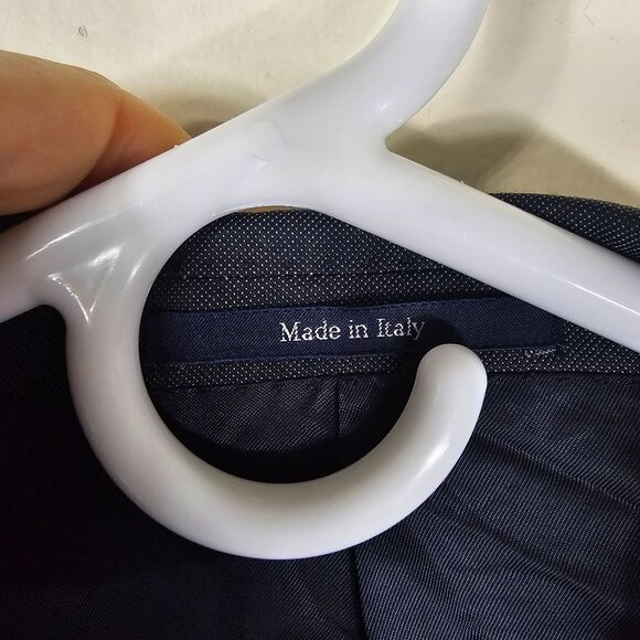 Ermenegildo Zegna Gray Wool Blazer Jacket US 46R Dual Vent Quiet Luxury Italian - Picture 8 of 12